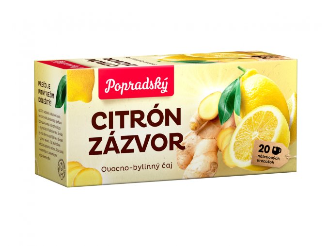 Popradský čaj citrón/zázvor 40g