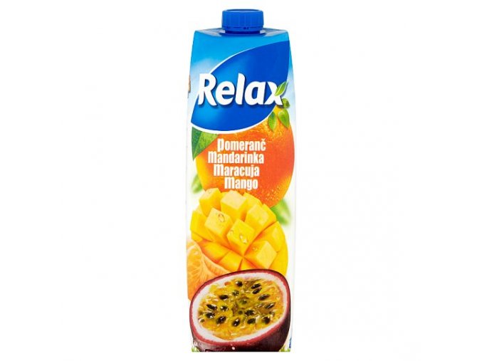 Relax mandarínka+maracuja+mango 1l