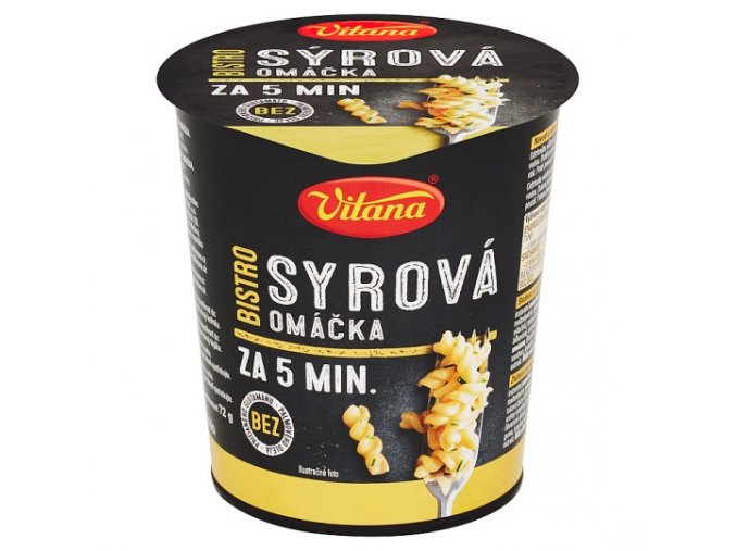 Vitana Bistro Syrová omáčka cestoviny 72 g