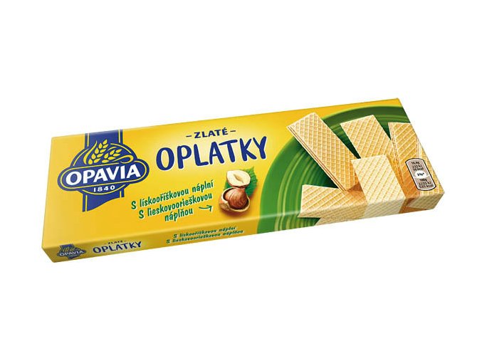 Zlaté oplátky lieskovo-orieškové 146g