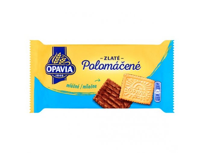 Zlaté polomáčané mliečna čok. 100g