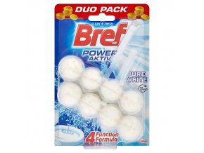 Bref WC Power Aktiv Pure White 2x50g