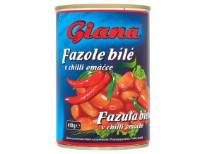 Giana biela fazuľa v chilli 425ml