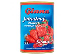 Giana jahodový kompót 425ml