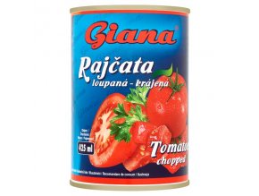 Giana rajčiny lúpané krájané 425ml