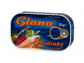 Giana sardinky v rastl.oleji s chilli 125g