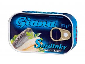 Giana sardinky vo vl.šťave 125g