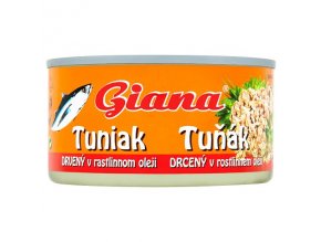 Giana tuniak drť v oleji 185g