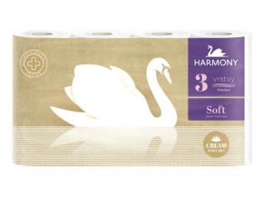 Harmony Soft toal.papier biely 3vr. 8ks