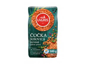 Lagris Šošovica červená polená 500 g