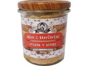 Mäso z bravčového stehna v aspiku 300g