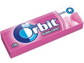 Orbit bubblemint dražé 14g