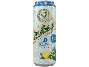 Zlatý bažant radler 0% baza mäta 500ml plech