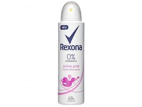 Rexona deo woman Active Pink 0% aluminum 150ml