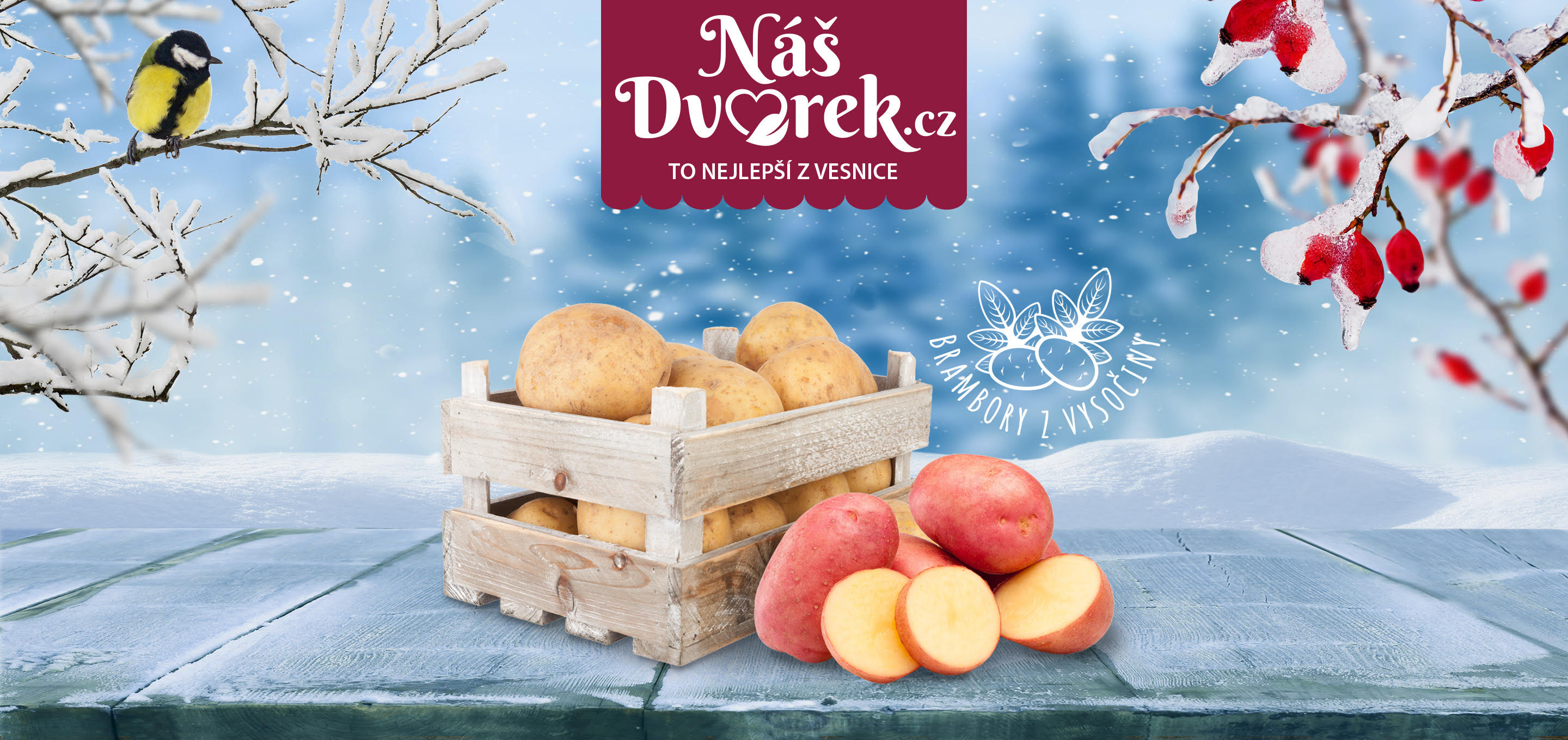 Brambory z Vysočiny