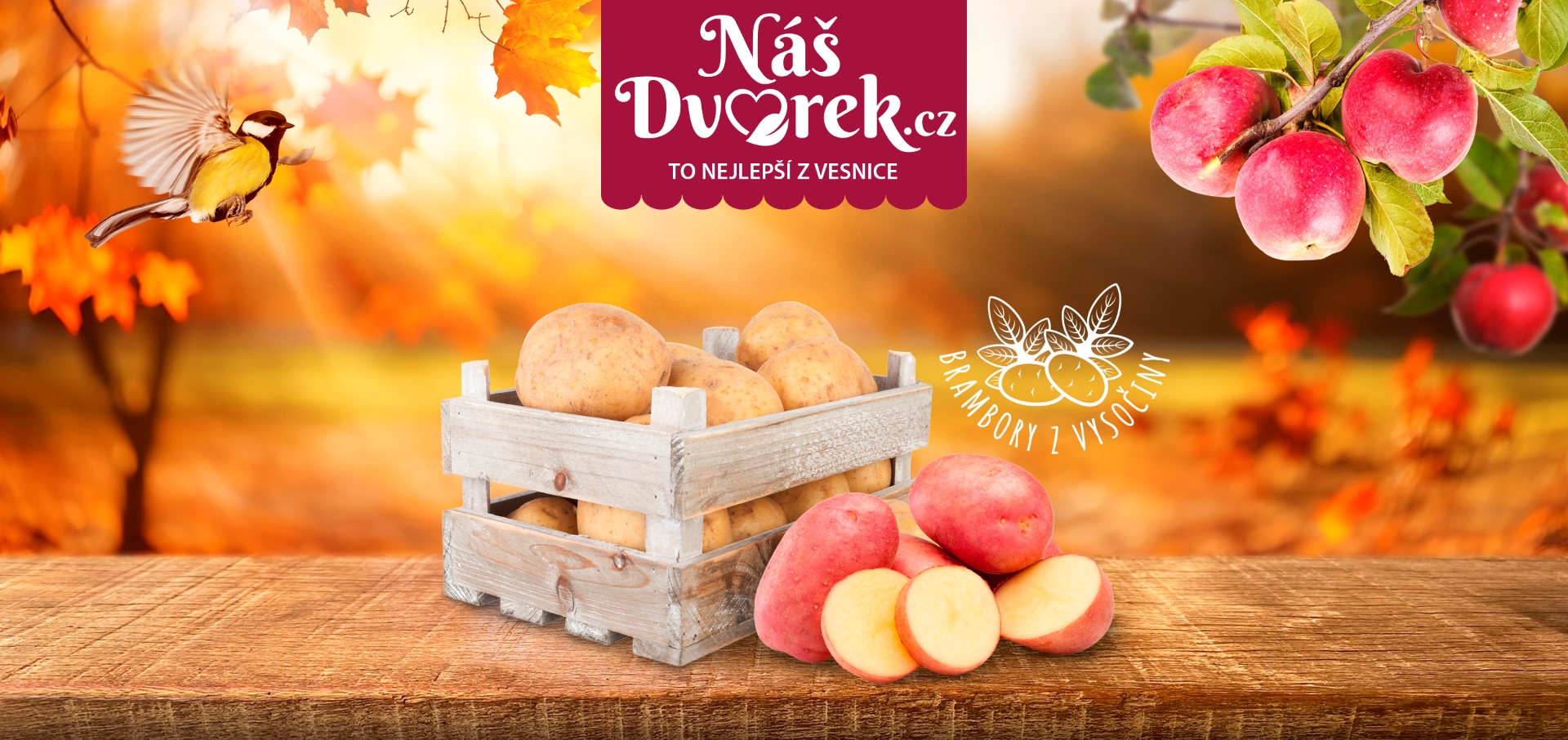 Brambory z Vysočiny