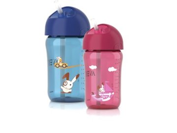 Avent hrnček 340ml so slamkou