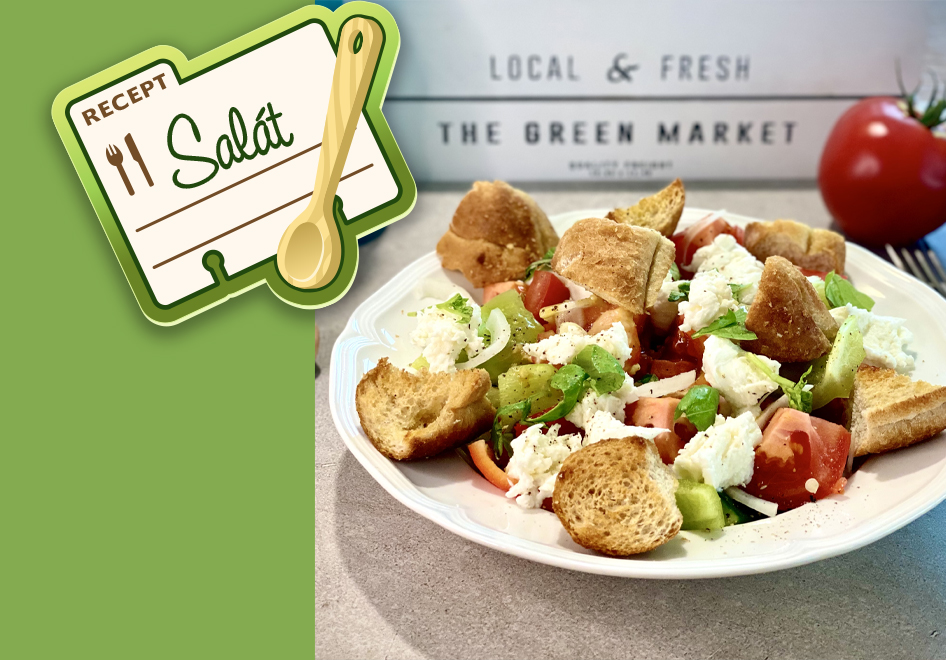 Dětský chlebový salát Panzanella od 2 let