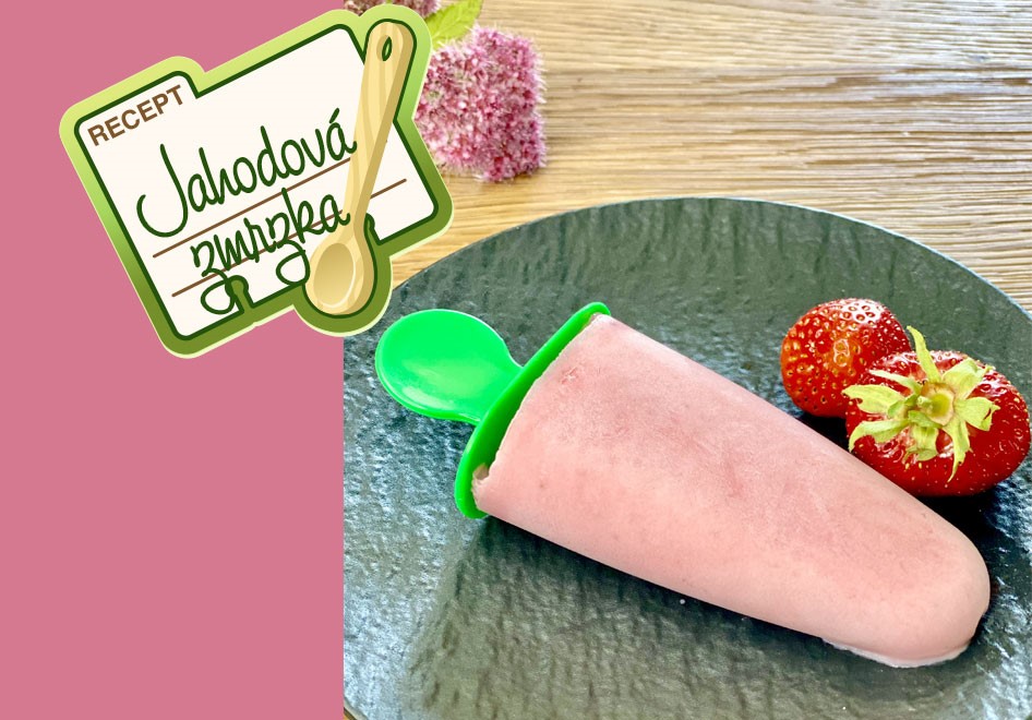 Domácí jahodový nanuk