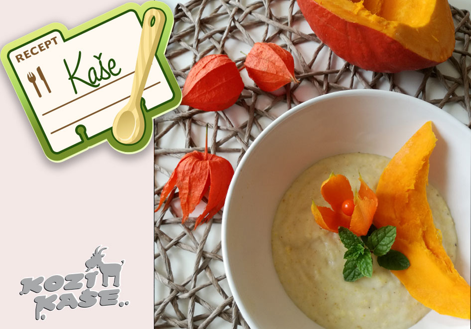 Podzimní inspirace: Kozí kaše s broskví a dýní