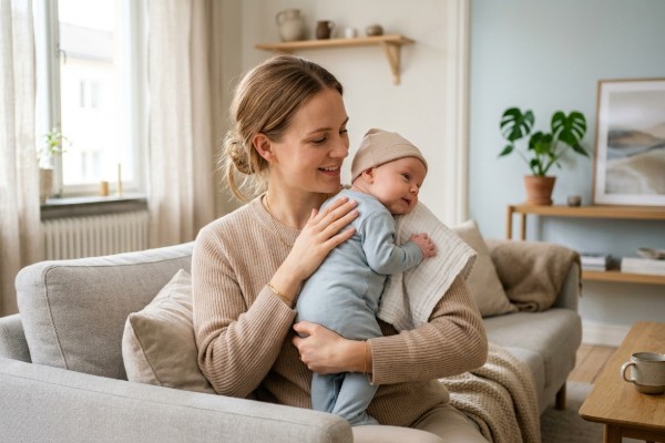 Miminko pořád ublinkává. Je to normální, nebo reflux?