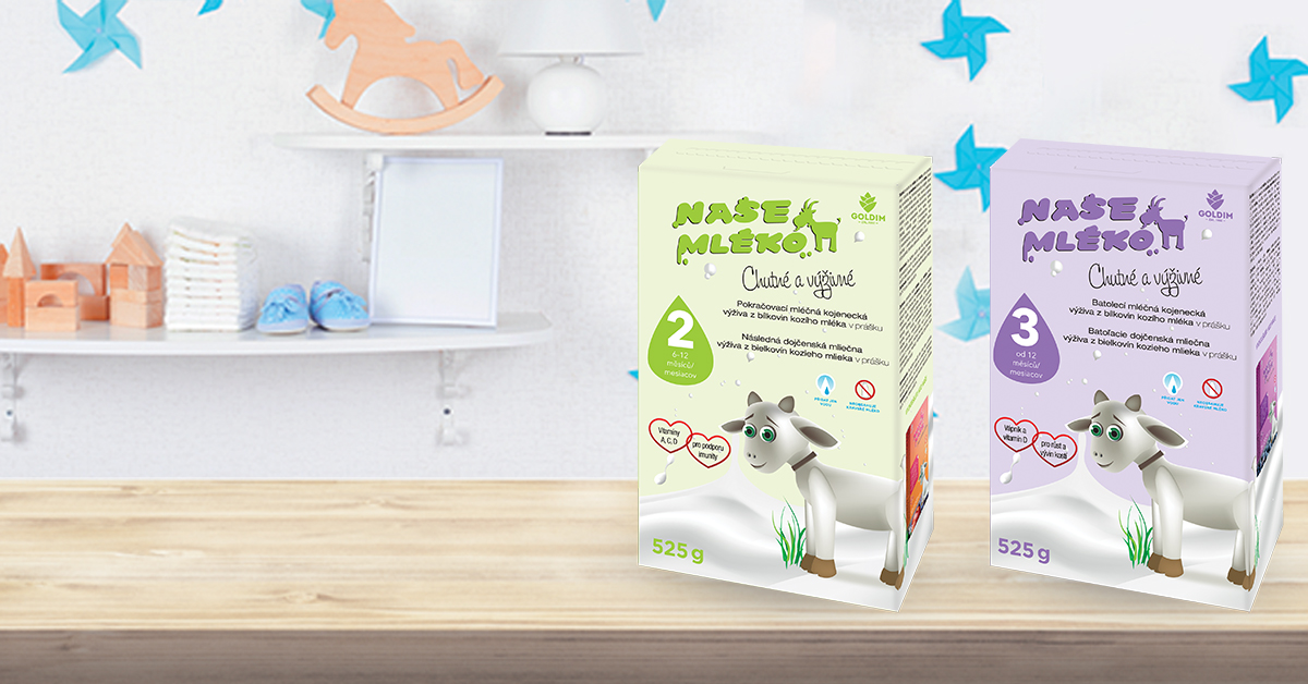 Vaše oblíbené kojenecké mléko v novém!