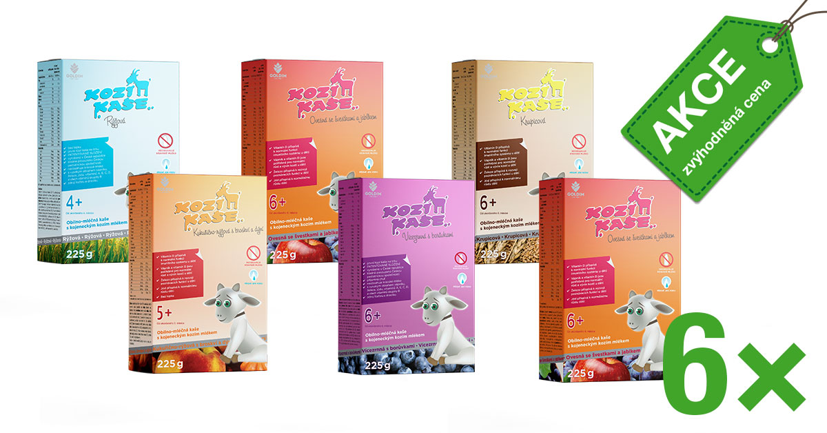 Novinka - Bigpack MIX Kozí kaše se slevou 20%