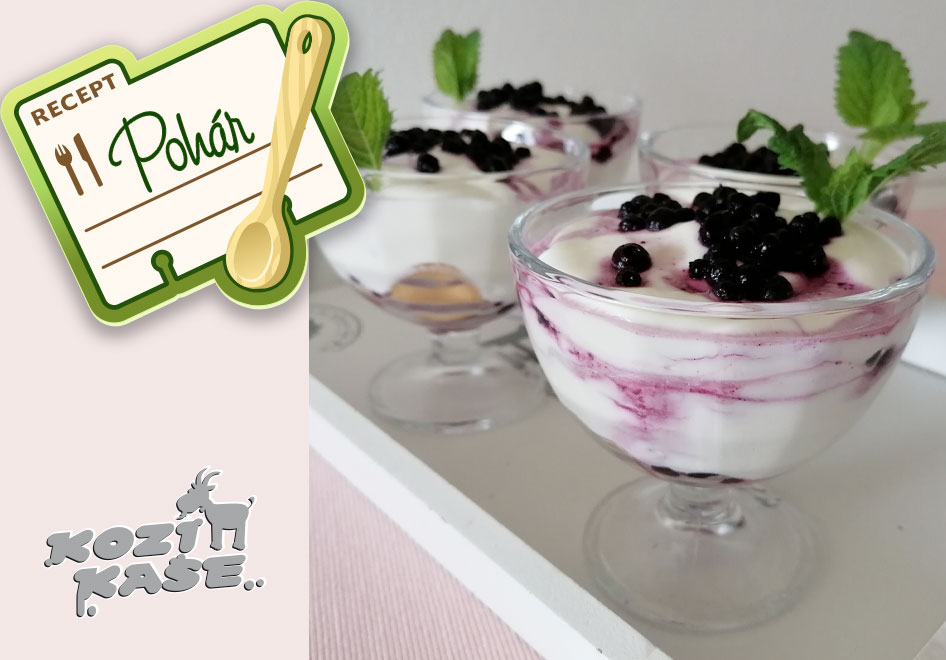 Kozí kaše s borůvkami