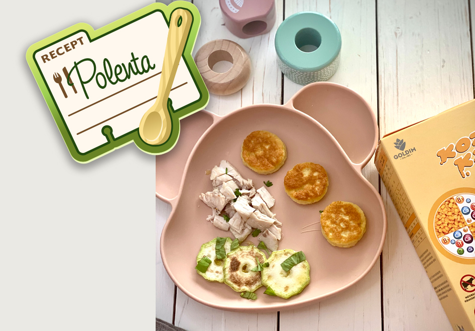 Kukuřičné placičky z Kozí kaše pro mimina od 10. měsíce