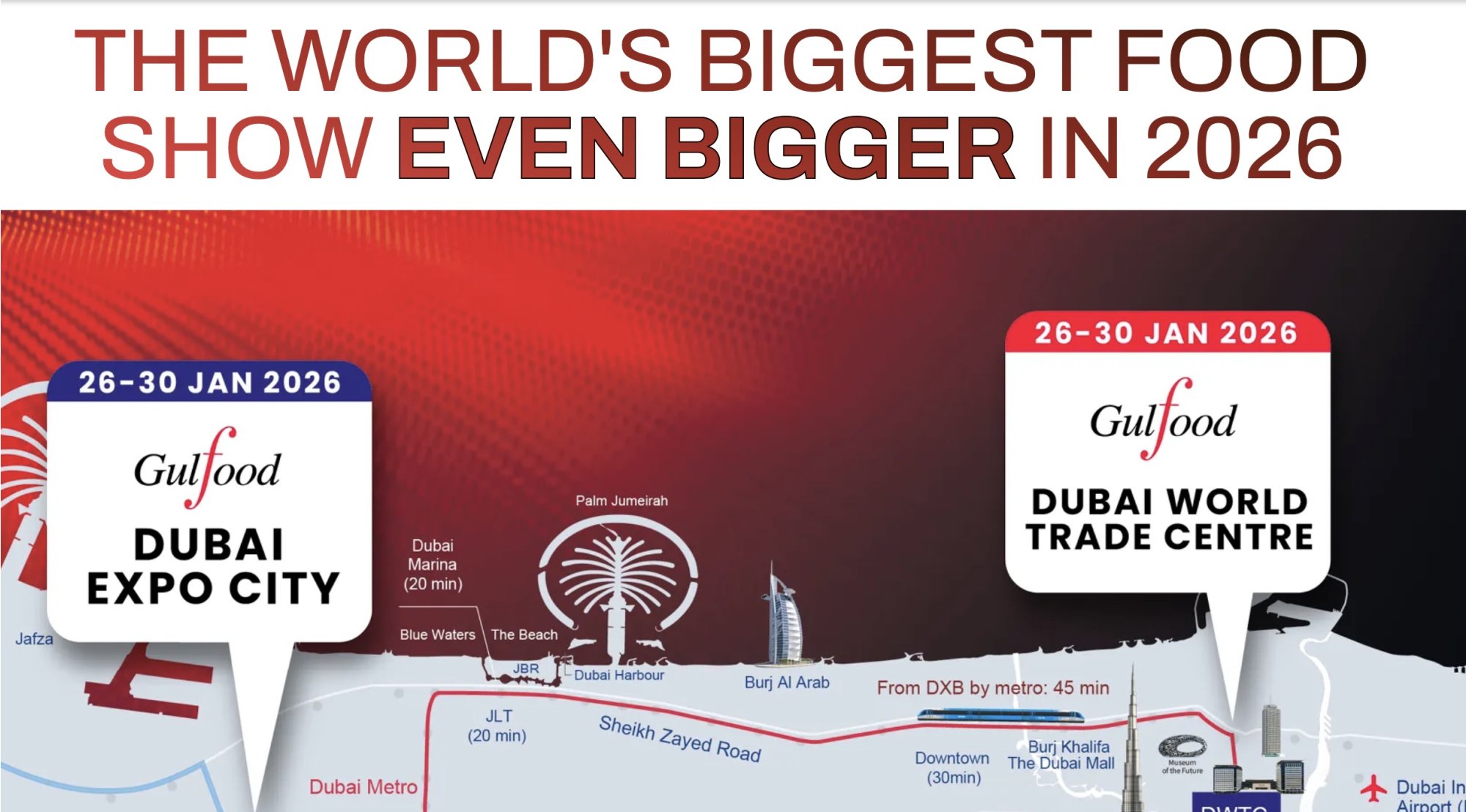 Jsme na veletrhu v DUBAJI