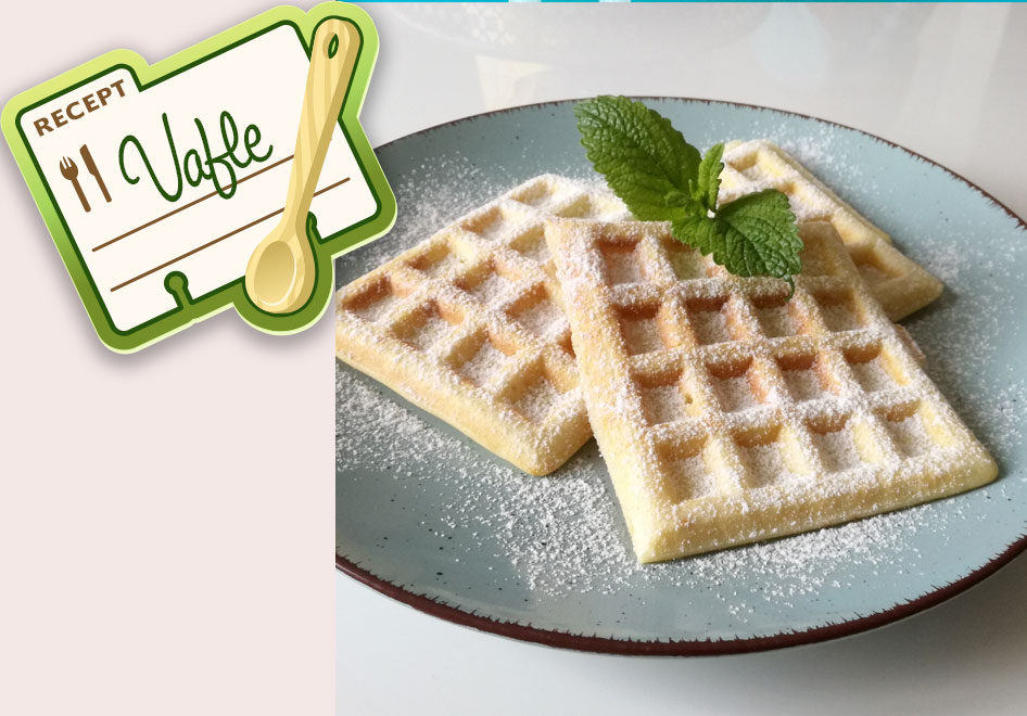 Vafle ze zdravého kozího mléka