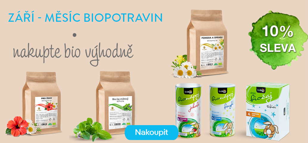 Bio potraviny 10% sleva