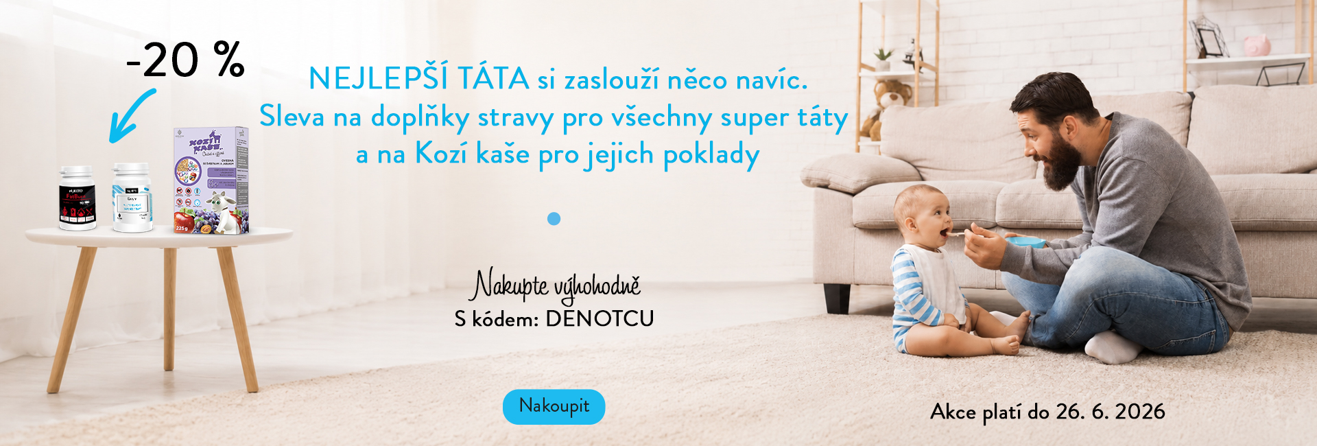 Den otců se slevou 20%