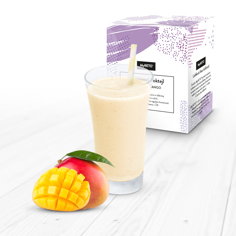 Levně Proteinový koktejl s příchutí mango, 5 porcí