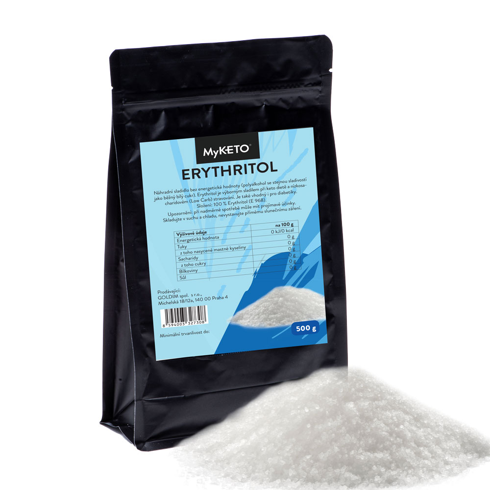 Levně Erythritol náhradní sladidlo 500g