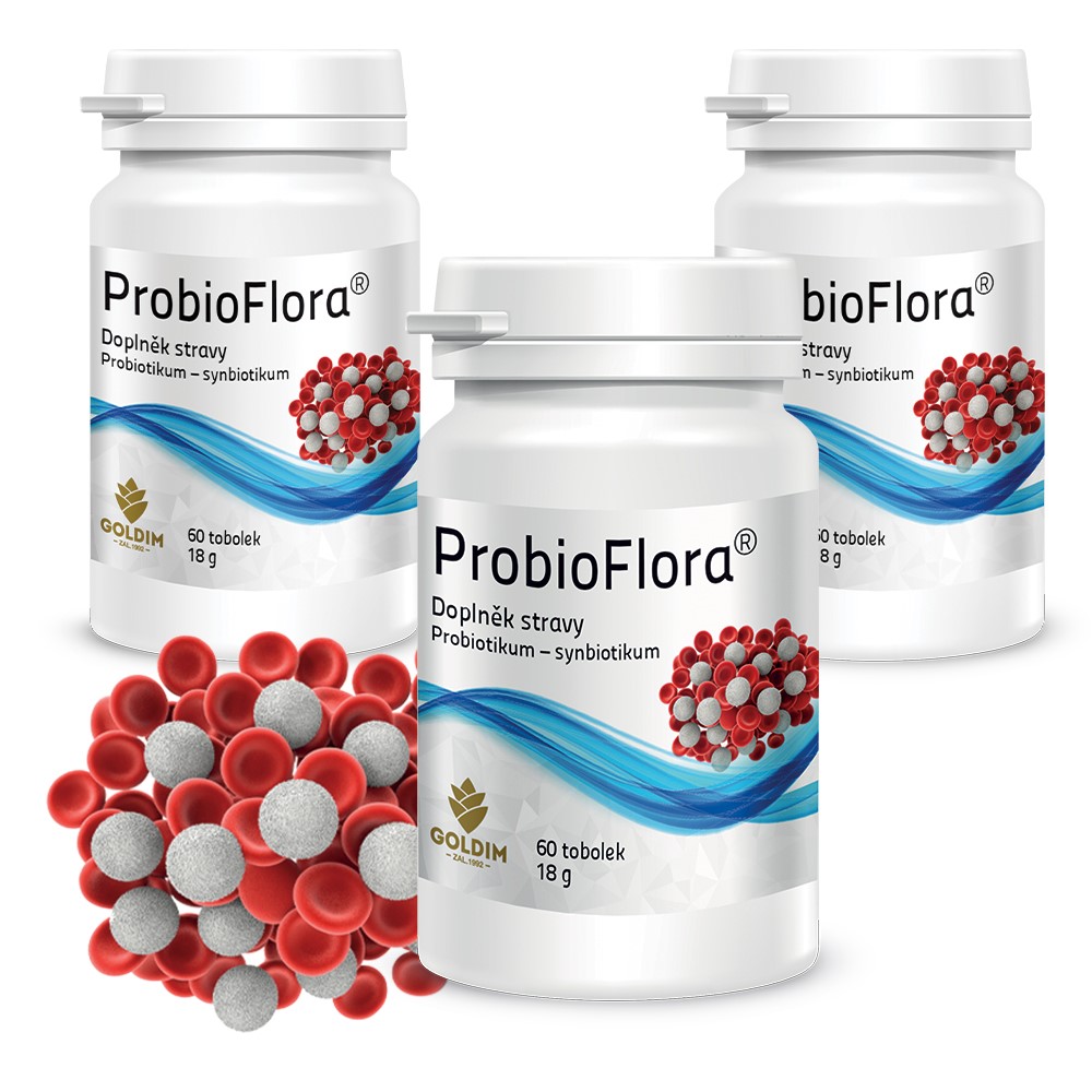 Levně Probiotika ProbioFlora s prebiotiky a 7 kmeny bifido a lakto bacilů Zvolte variantu: 3x 60 kapslí