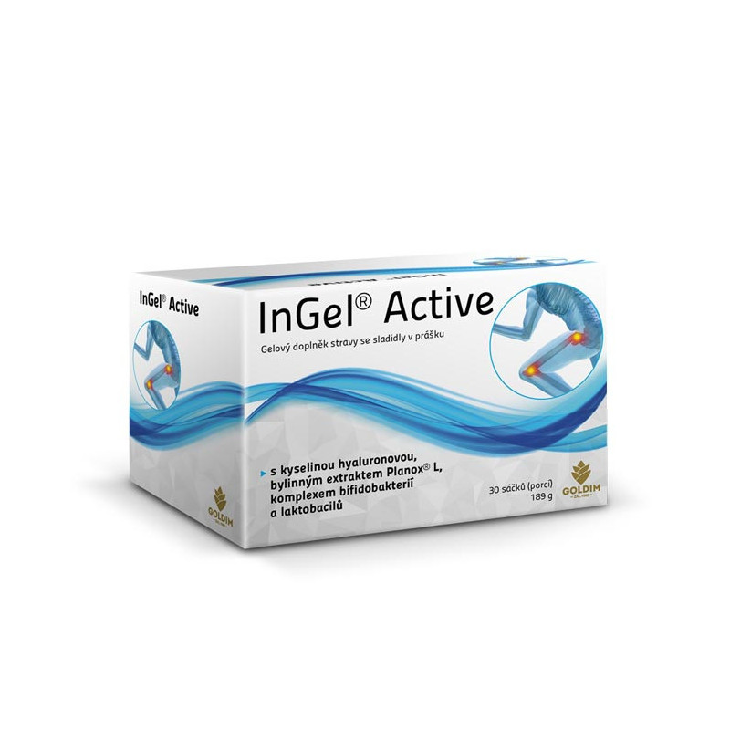 Levně InGel Active kloubní výživa s kyselinou hyaluronovou a probiotiky Zvolte variantu: 30 sáčků