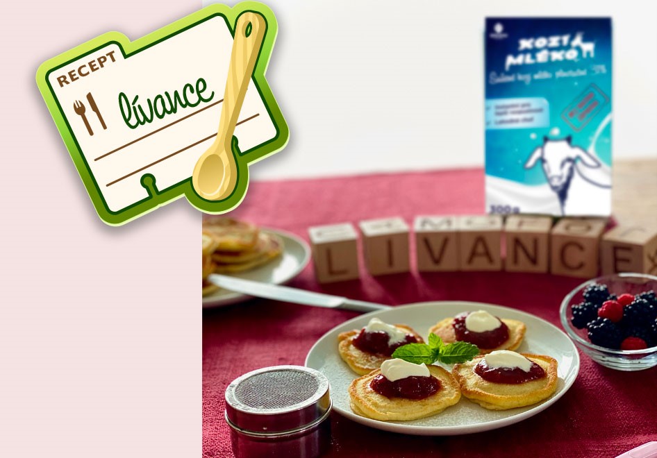 Hrnčekové lievance z kozieho mlieka pre deti od 1 roku života