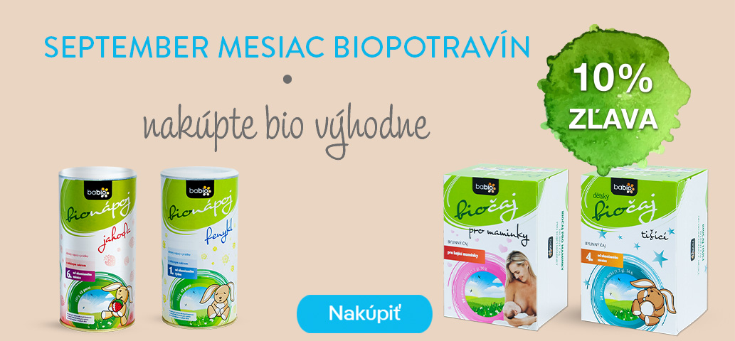 Bio potraviny 10% zľava