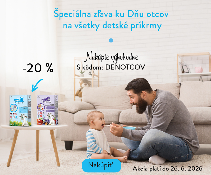 Deň otcov -Zľava 20% na príkrmy
