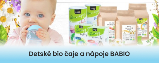 Detské bio čaje a nápoje BABIO