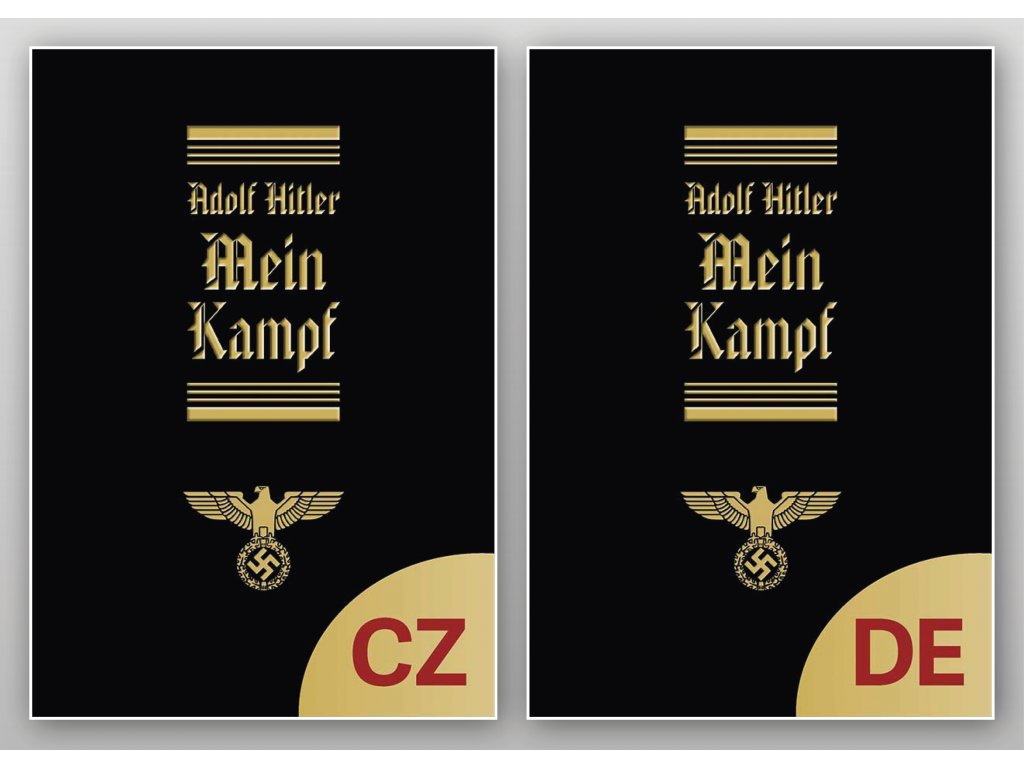 Mein Kampf vydání v češtině + vydání v němčině