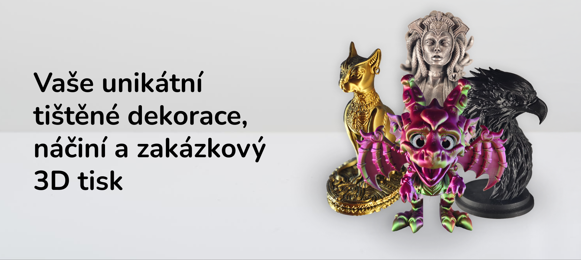 Vaše unikátní tištění dekorace, náčiní a zakázkový 3D tisk