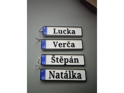 SPZ klíčenka super akce 19.90 kč