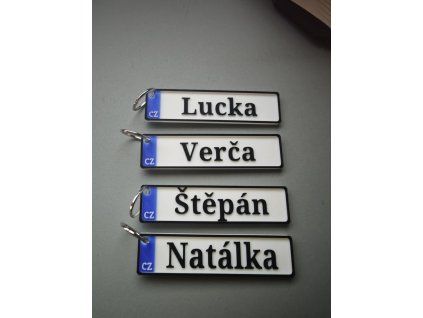 SPZ klíčenka super akce 38.9 kč