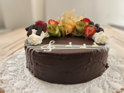 Mozartův part čokoládový dort