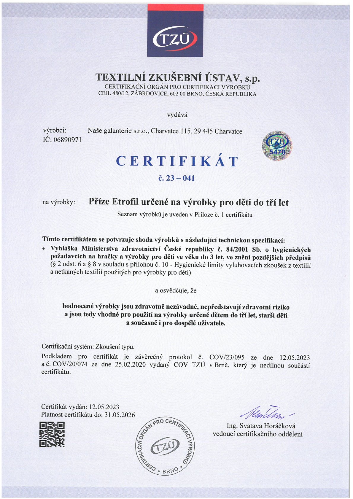 Etrofil TZÚ