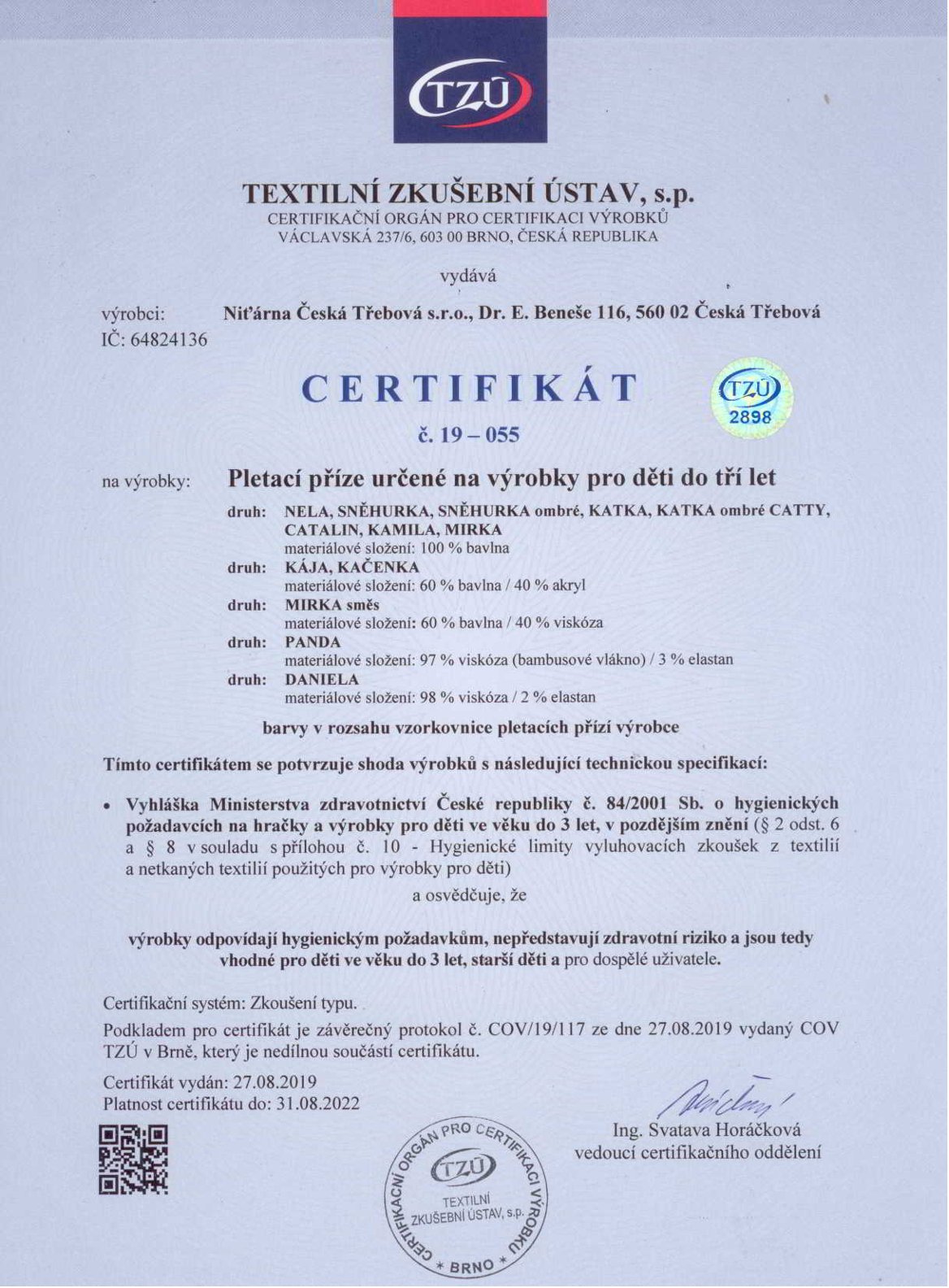 Niťárna pletací