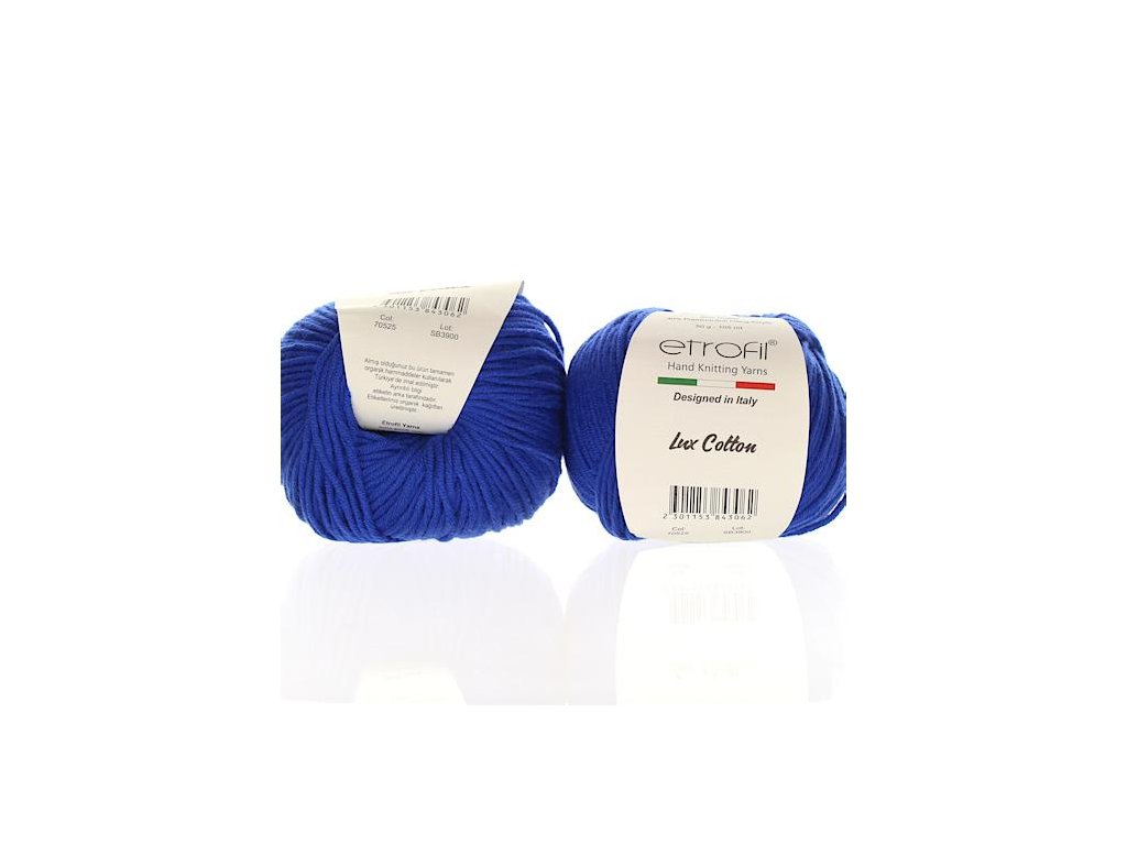 Lux Cotton královská modř 70525