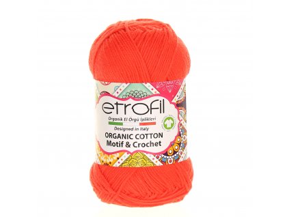 Organic Cotton oranžová EB037